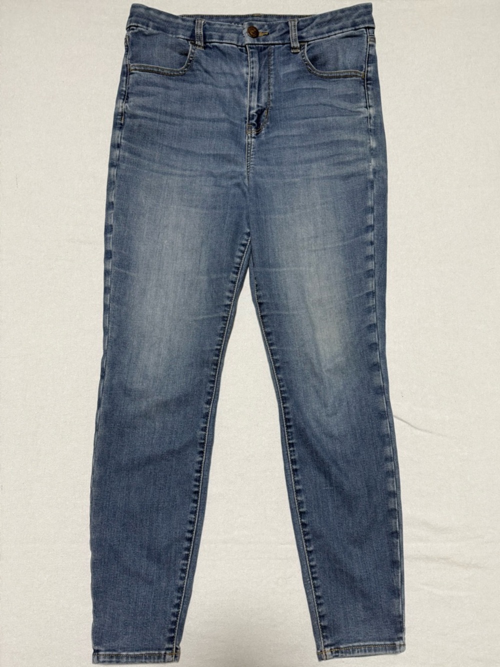 American Eagle Curvy Hi-Rise Jegging Next Level Stretch 12 Regular